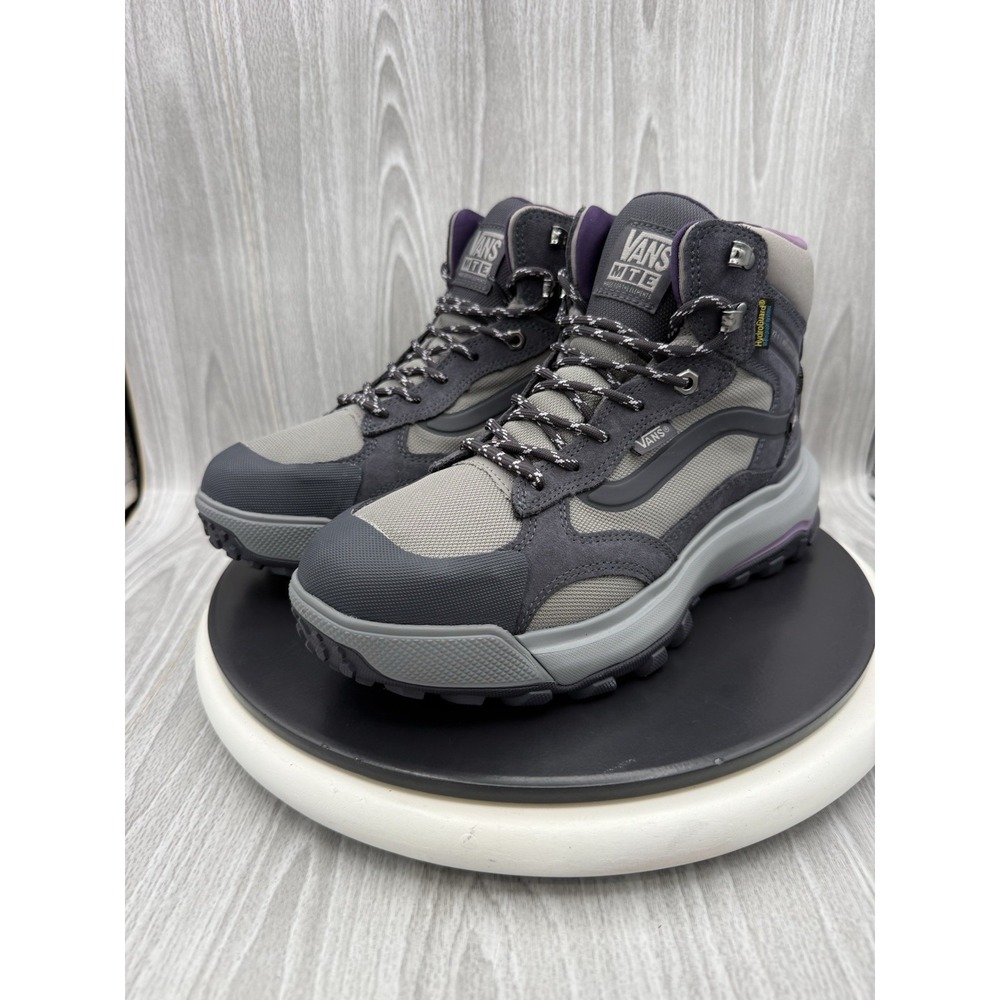 Vans MTE Crestline Womens Size 9 Grey Purple Waterproof Hiking Boots Shoes NEW